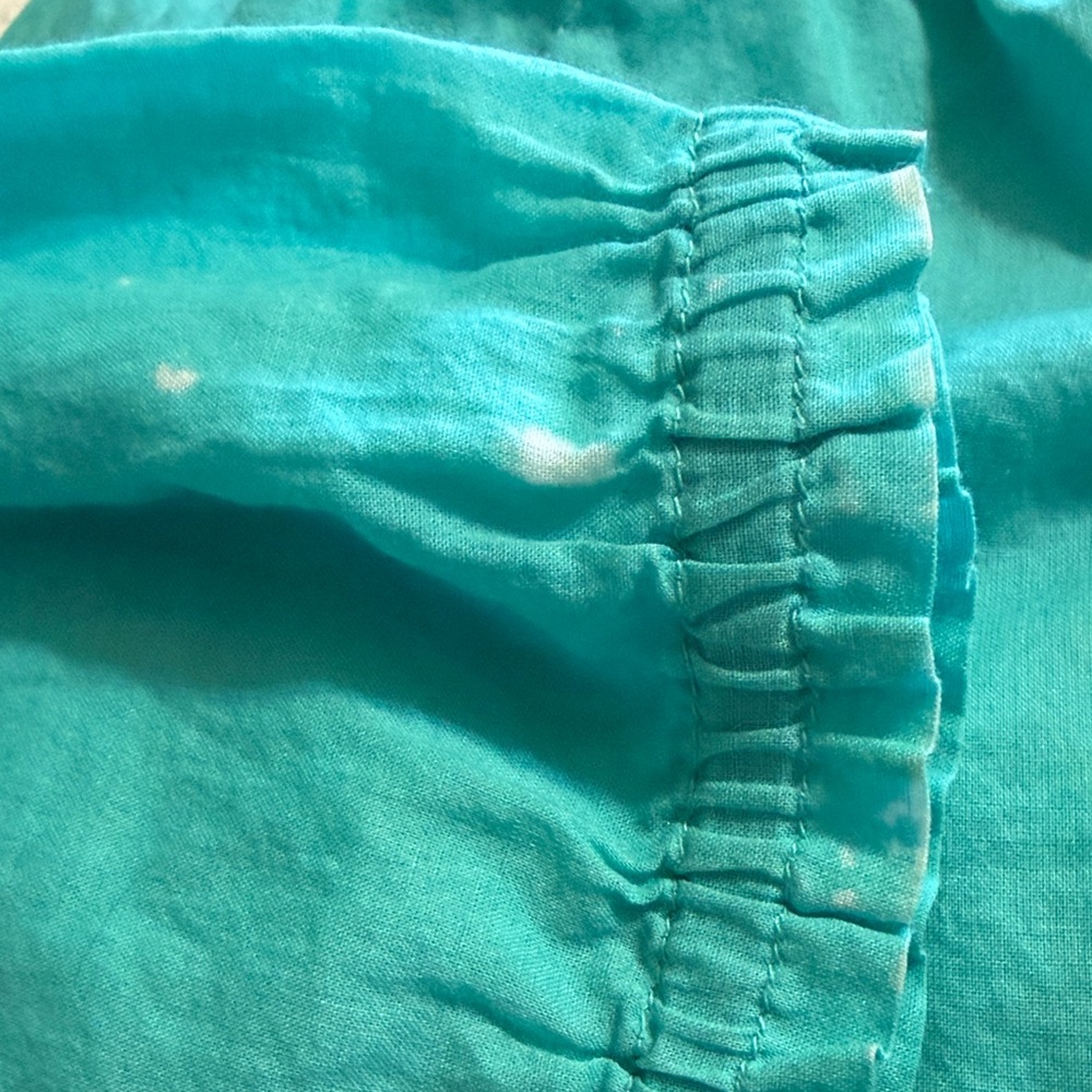GAP Turquoise Embroidered Blouse - Picture 3 of 3